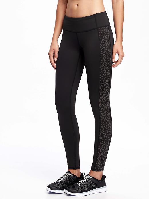 View large product image 1 of 2. Go-Dry Mid-Rise Leggings for Women