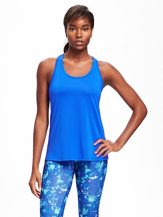 View large product image 1 of 1. Hi-Lo Racerback Performance Tank for Women