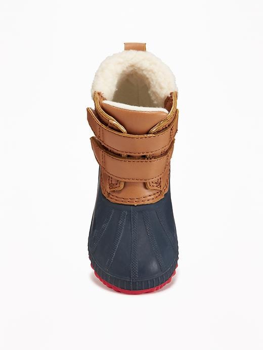 View large product image 2 of 4. Sherpa-Lined Snow Boots for Baby