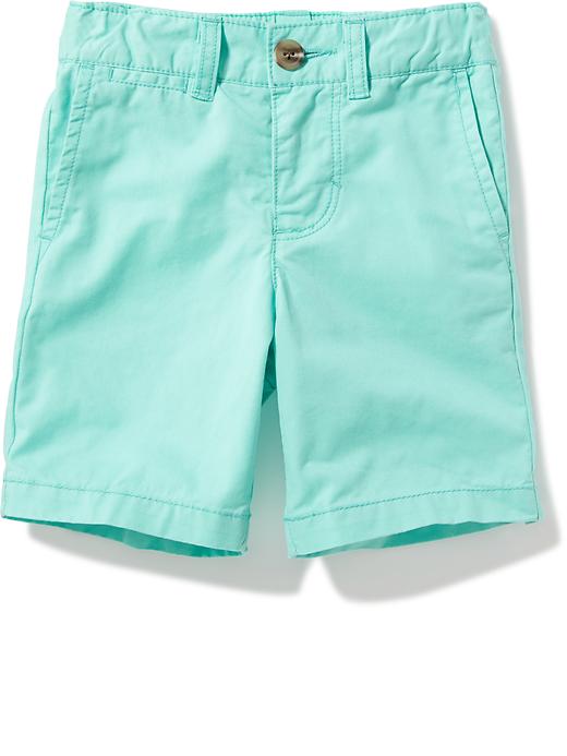 View large product image 1 of 1. Pop-Color Khaki Shorts for Toddler Boys