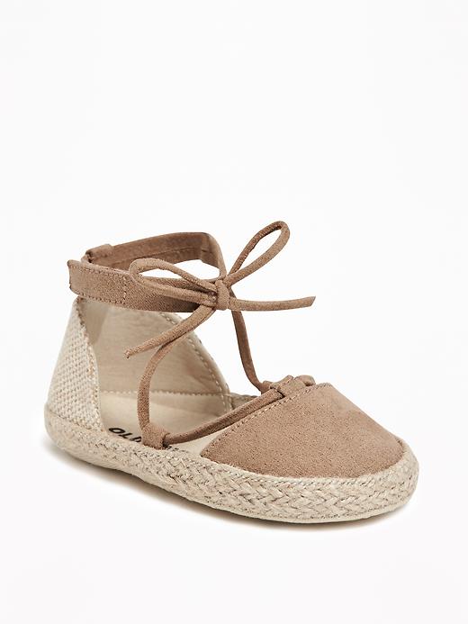 View large product image 1 of 4. Lace-Up-Style Espadrilles for Baby