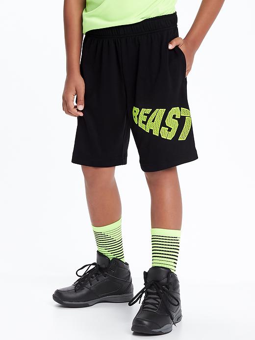 View large product image 1 of 1. Go-Dry Graphic Relaxed Shorts For Boys
