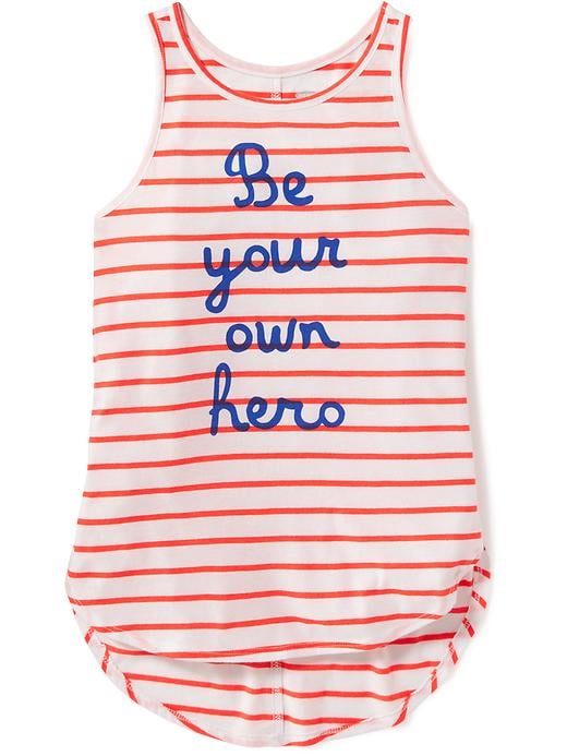 View large product image 1 of 1. Graphic Tunic Tank for Girls