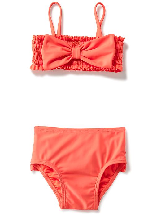 View large product image 1 of 2. Ruffled Back Bikini Set for Baby