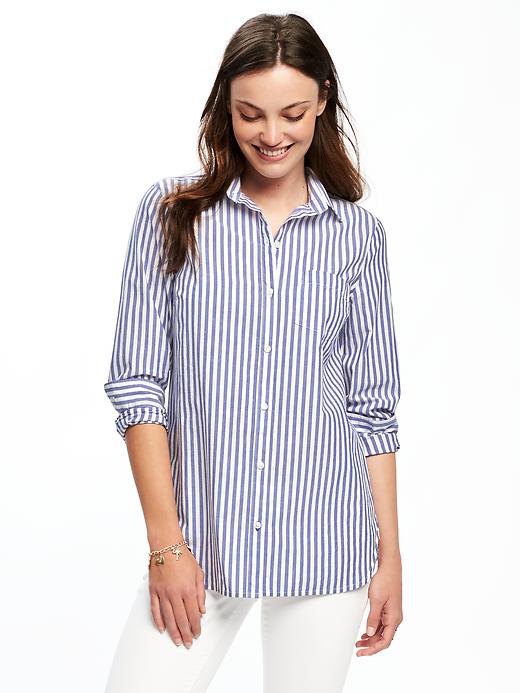 Image number 1 showing, Relaxed Pocket Tunic for Women