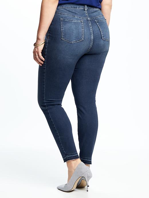 View large product image 2 of 2. Smooth & Slim High-Rise Plus-Size Rockstar Jeans