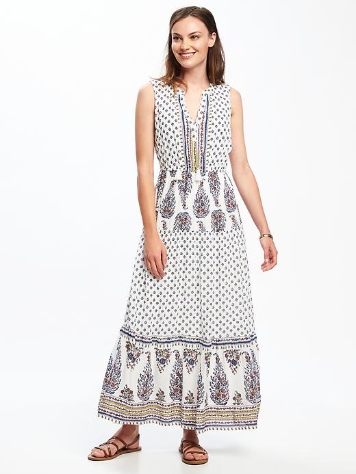 Image number 1 showing, Tiered Maxi Dress for Women