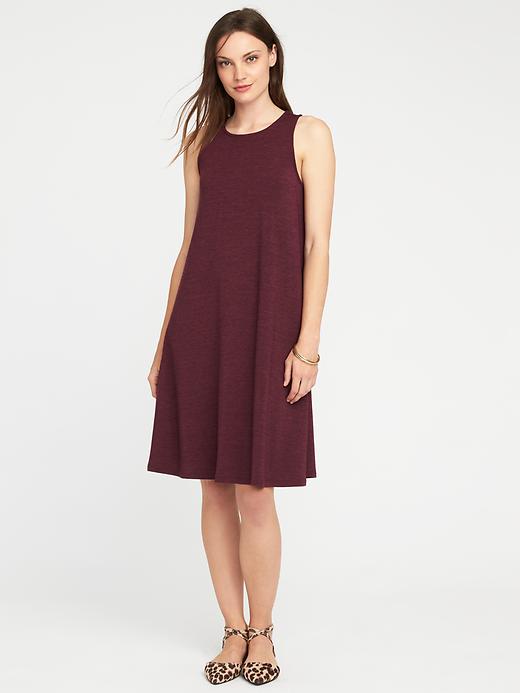 Sleeveless JerseyKnit Swing Dress for Women Old Navy