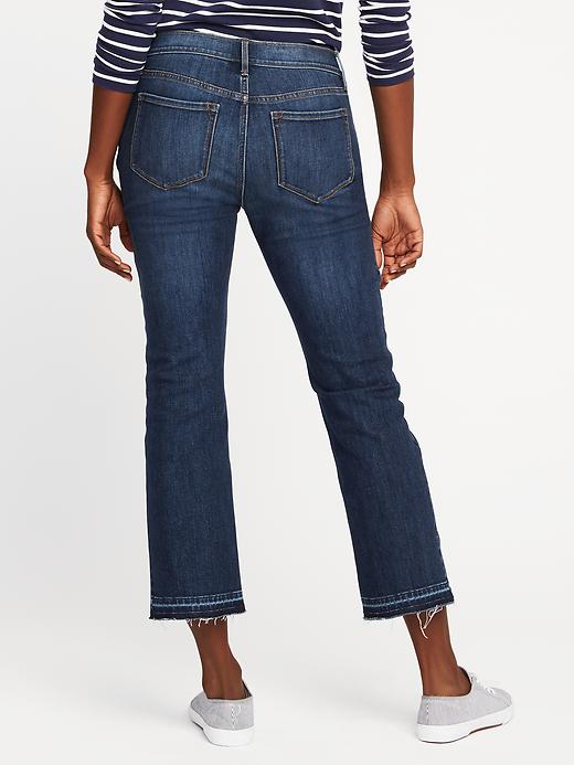 Image number 2 showing, Mid-Rise Flare Ankle Jeans for Women