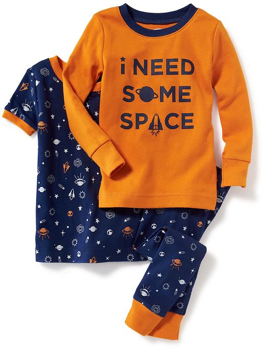 View large product image 1 of 1. "I Need Some Space" 3-Piece Sleep Set for Toddler & Baby