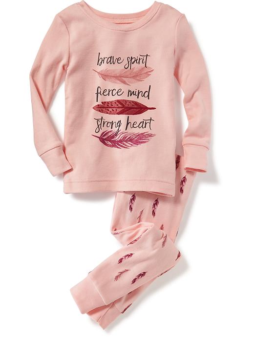 View large product image 1 of 1. "Brave Spirit, Fierce Mind, Strong Heart" Sleep Set For Toddler & Baby