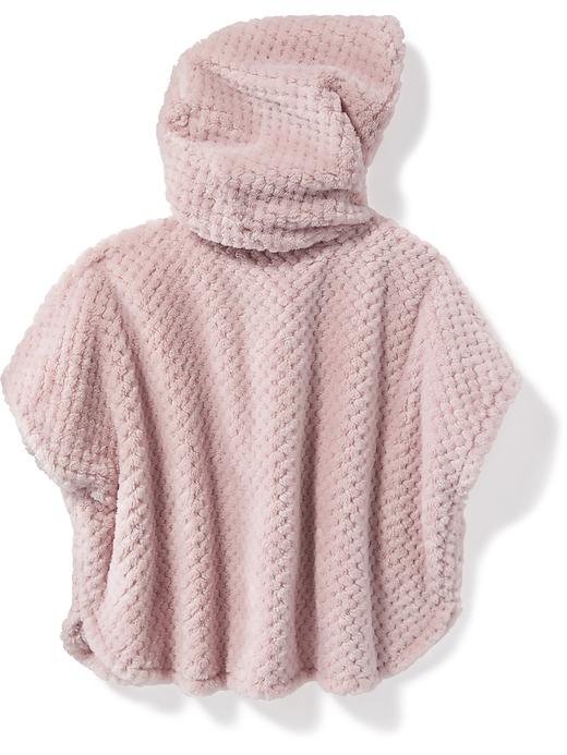View large product image 2 of 4. Cozy Hooded Poncho for Toddler Girls