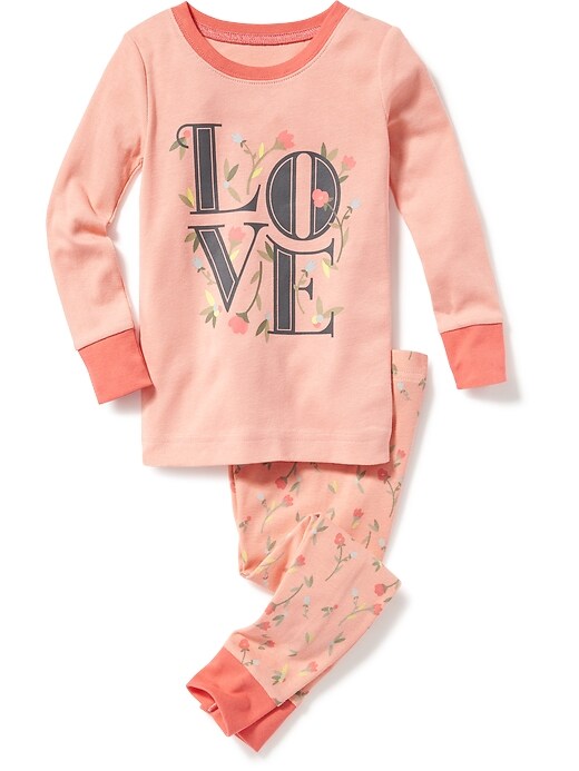 View large product image 1 of 1. "Love" Sleep Set for Toddler & Baby