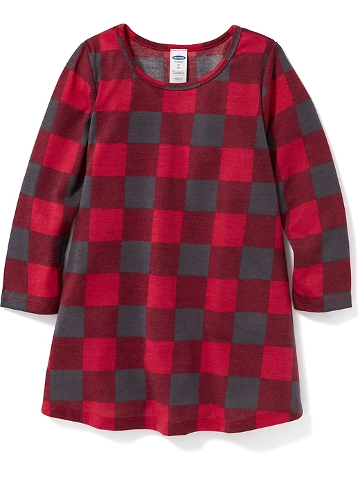 CheckPrint Sleep Dress for Toddler & Baby Old Navy
