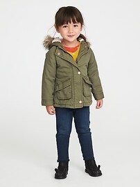 View large product image 3 of 4. Hooded Field Jacket for Toddler Girls