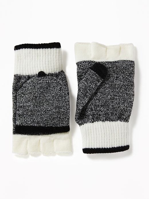 View large product image 1 of 1. Convertible Sweater-Knit Gloves for Women