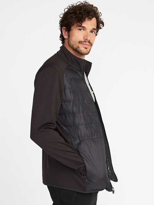 Image number 4 showing, Go-Warm Mock-Neck Jacket for Men