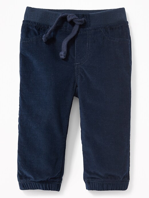 View large product image 1 of 2. Pull-On Corduroy Joggers for Baby