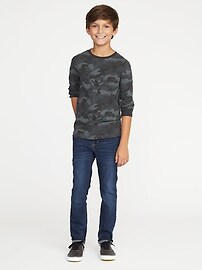View large product image 3 of 3. Camo-Print Thermal Tee For Boys