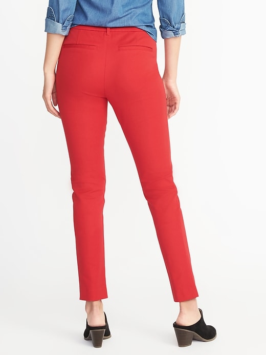 View large product image 2 of 2. Mid-Rise Pixie Skinny Pants for Women
