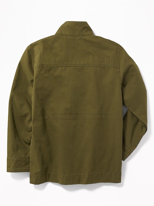 View large product image 2 of 3. Twill Field Jacket For Boys