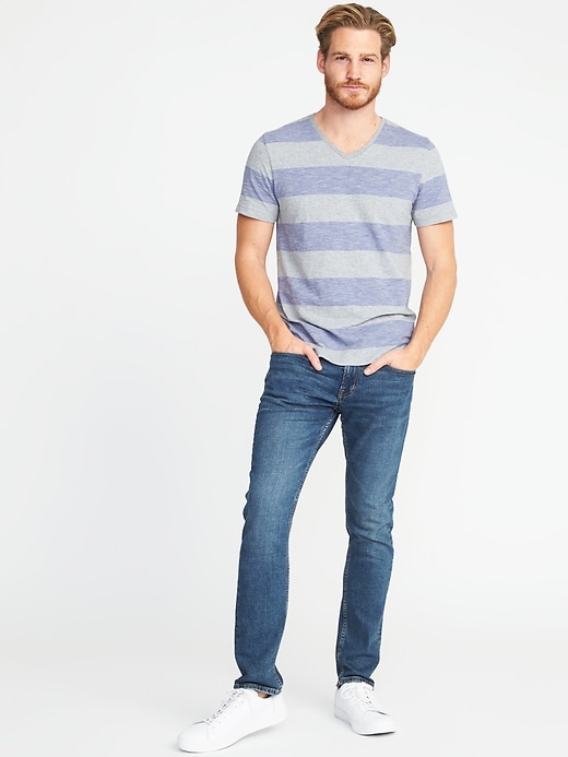 Image number 3 showing, Soft-Washed Perfect-Fit V-Neck Tee