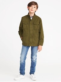 View large product image 3 of 3. Twill Field Jacket For Boys