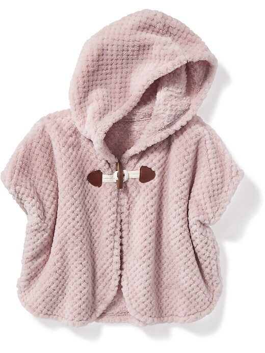 View large product image 1 of 4. Cozy Hooded Poncho for Toddler Girls