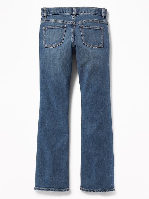 View large product image 2 of 3. Medium-Wash Boot-Cut Jeans for Girls
