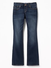View large product image 3 of 3. Dark-Wash Boot-Cut Jeans for Girls