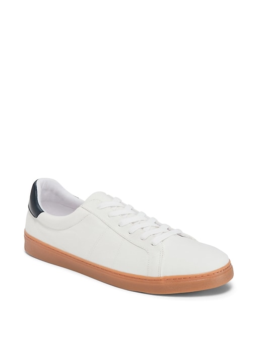 View large product image 1 of 3. Sueded Court Sneakers