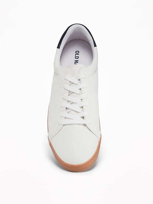View large product image 2 of 3. Sueded Court Sneakers
