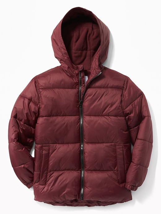 View large product image 1 of 1. Frost-Free Hooded Puffer Jacket For Boys