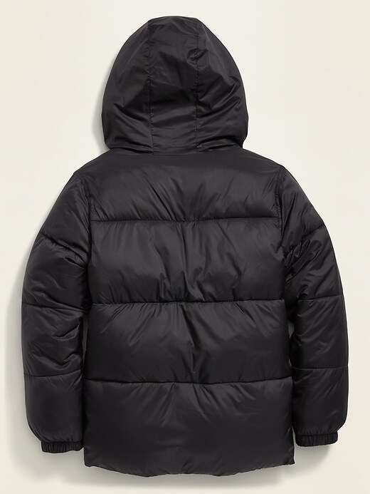 View large product image 2 of 3. Frost-Free Hooded Puffer Jacket For Boys