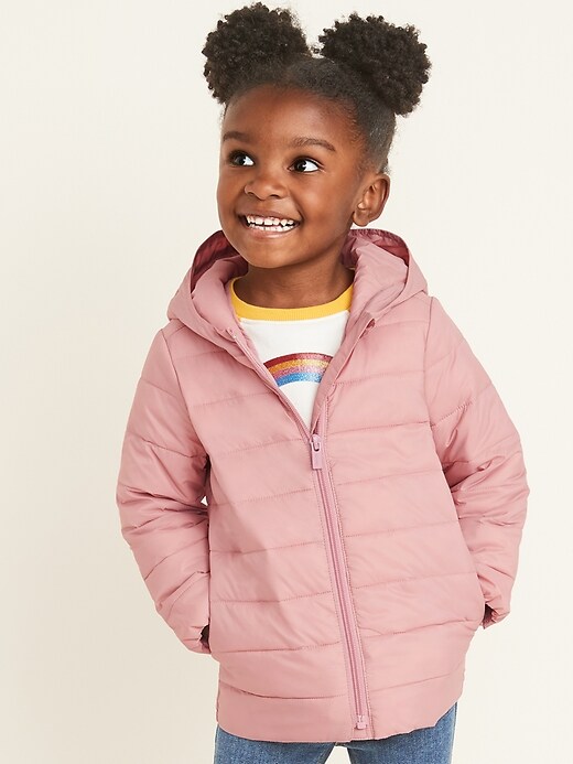 View large product image 1 of 5. Packable Quilted Nylon Puffer Jacket for Toddler Girls