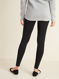View large product image 3 of 3. Mid-Rise Jersey Leggings For Women