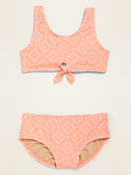 Old Navy Tie Front Bikini For Girls 553823073000