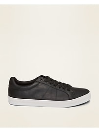 View large product image 4 of 4. Faux-Leather Sneakers