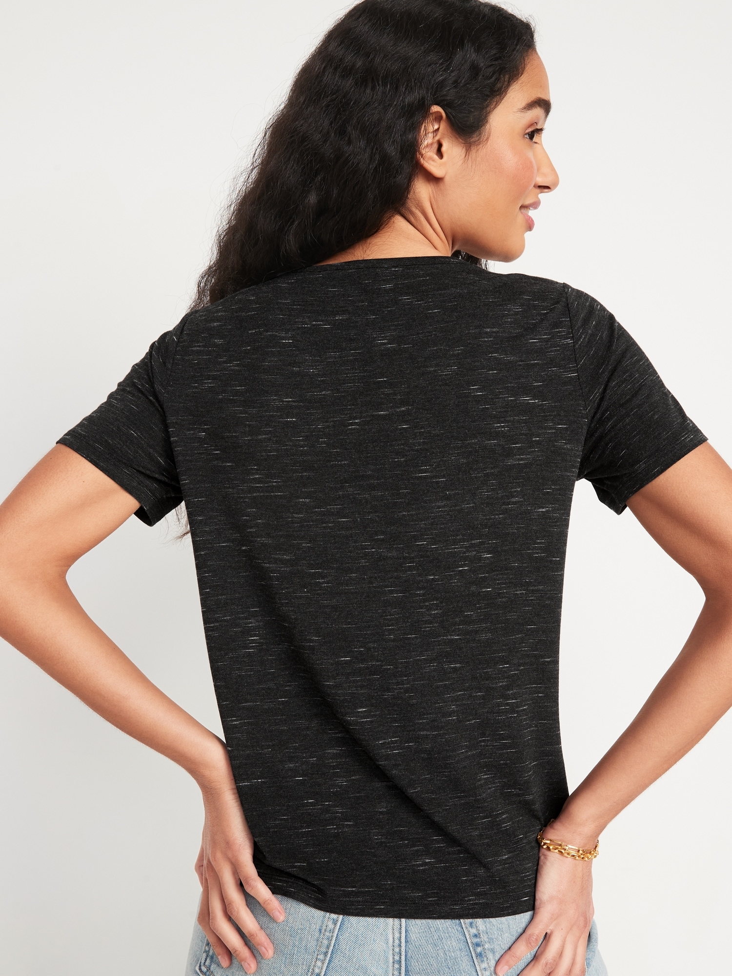 Luxe Crew Neck T Shirt Old Navy