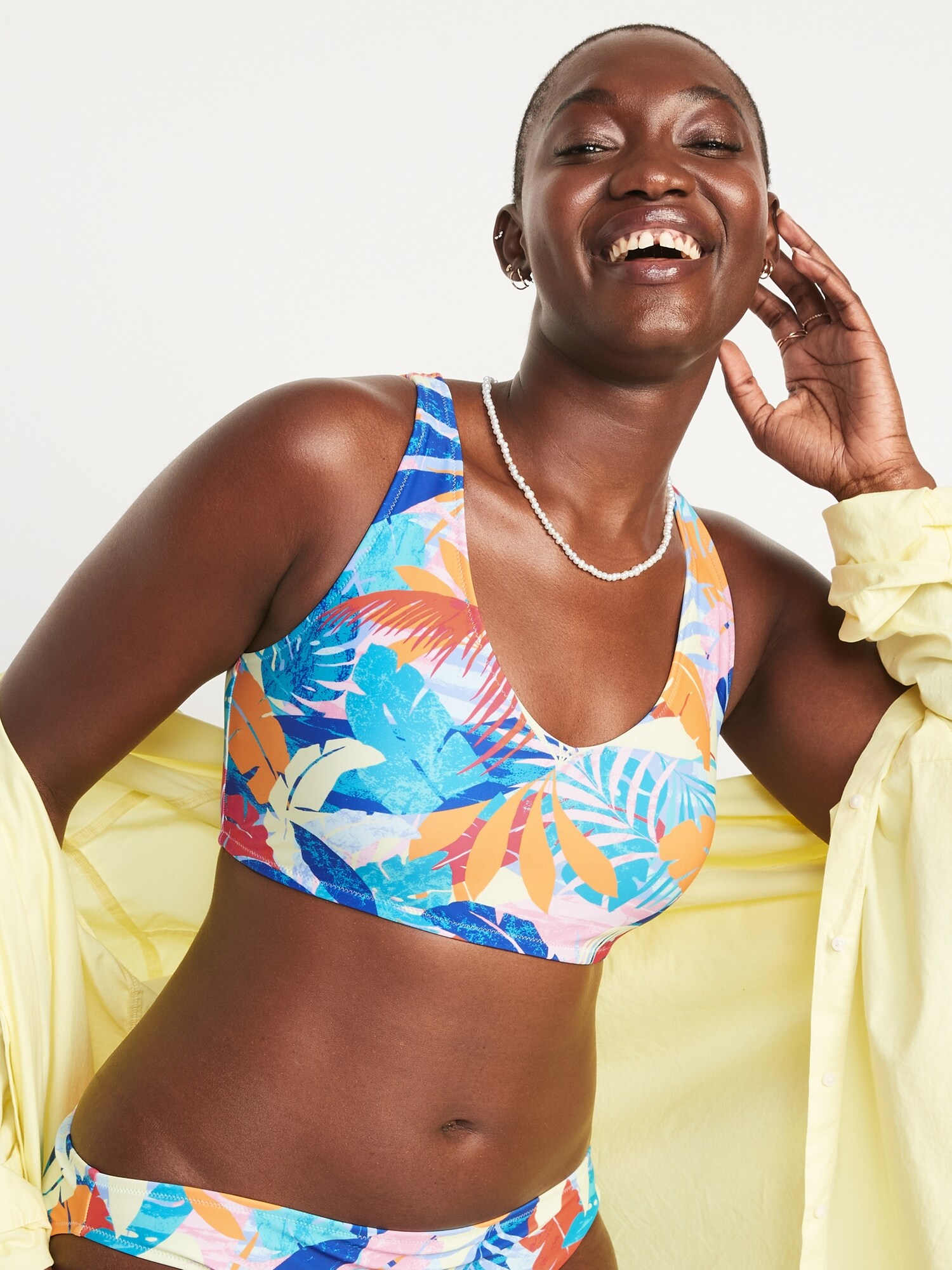 Haut De Bikini Encolure Chancr E En V Pour Femme Old Navy