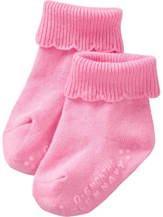 Old Navy Scalloped Triple-roll Socks For Baby | Myloo