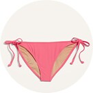 A pink bikini swimsuit bottom.