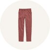 Image of a boys' red built-in flex pants.