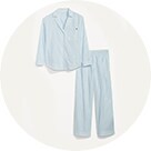 A Matching Printed Pajama Set.