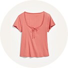 A Pointelle-Knit Top.