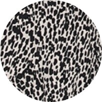 Black and white cheetah print.