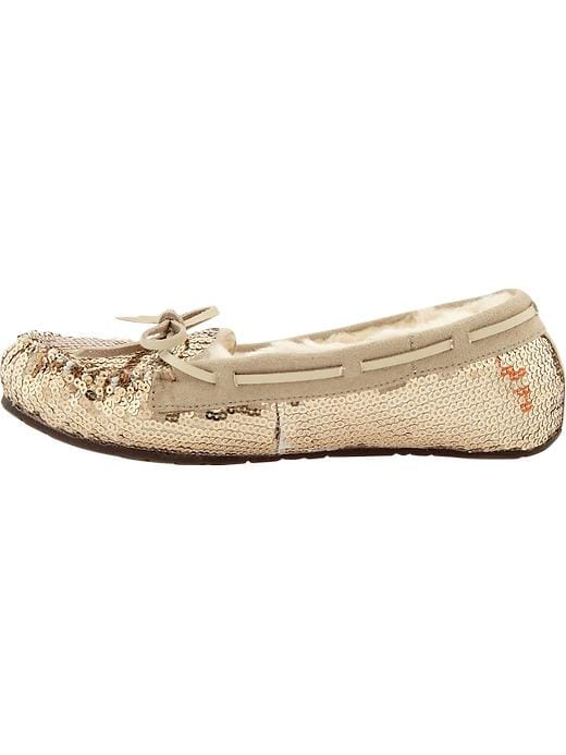 Sequin on sale moccasins womens