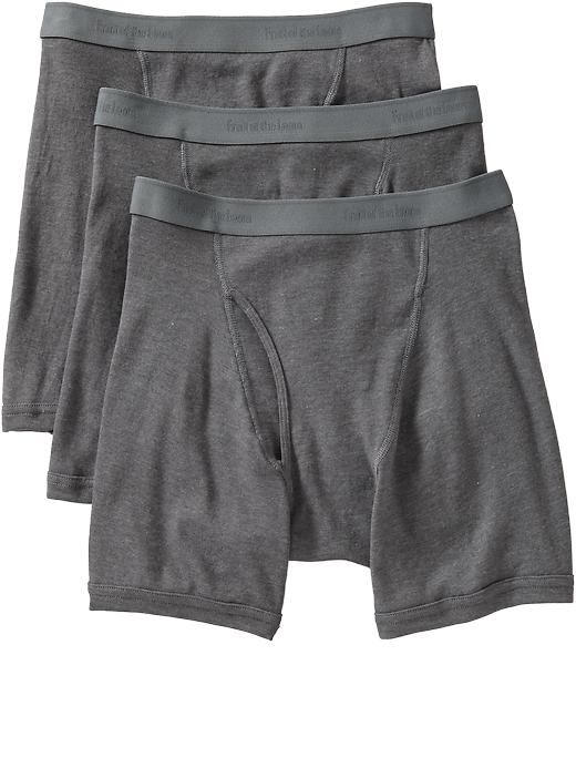 Old Navy Men’s Fruit Of The Loom Boxer Brief 3 Packs – Heather Gray ...