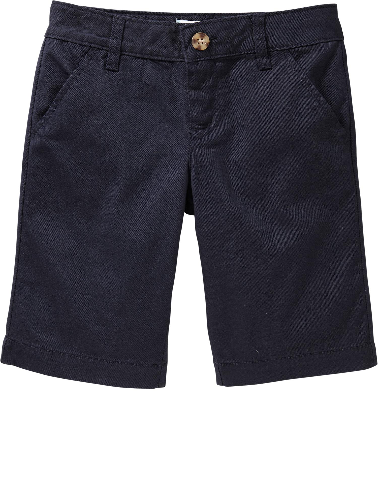 Old Navy School Uniform Bermudas for Girls blue. 1