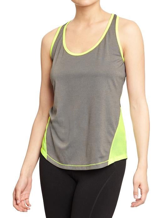 Women’s Active By Old Navy Semi Fitted Tanks – Grayscale | Livestorm